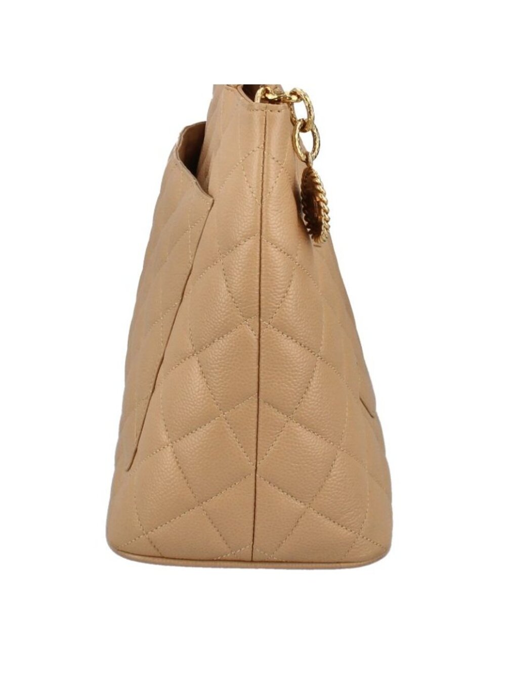 Chanel Medallion Tote Caviar Leather Beige - Picture 5 of 9